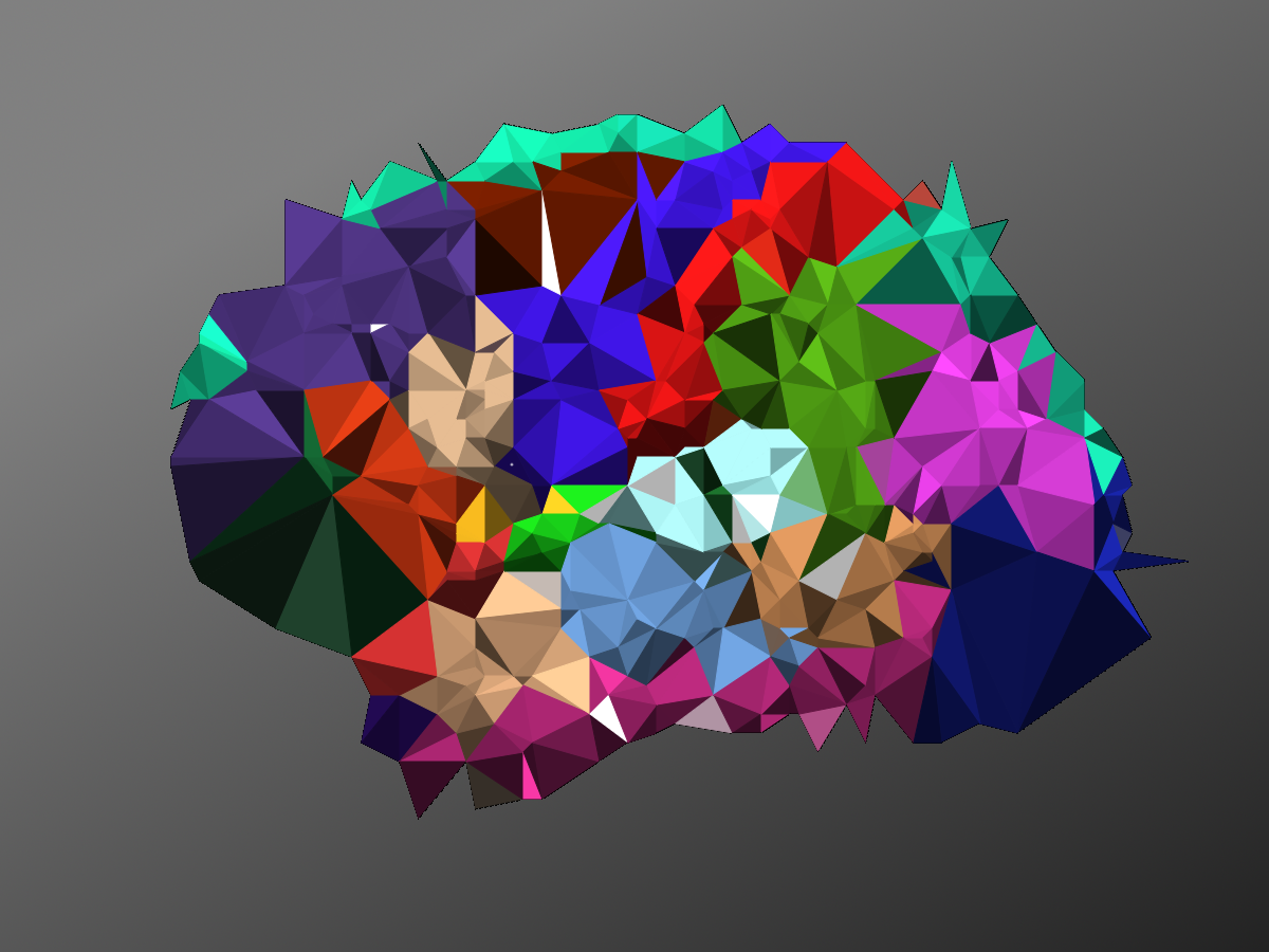 Artistic brain rendering